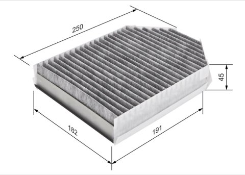 Bosch 1 987 435 509 Pollen Filter, photo 2