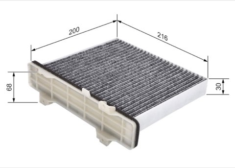 Bosch 1 987 435 519 Pollen Filter, photo 2
