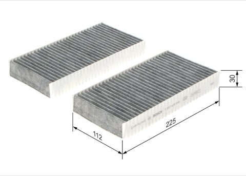 Bosch 1 987 435 549 Pollen Filter, photo 2