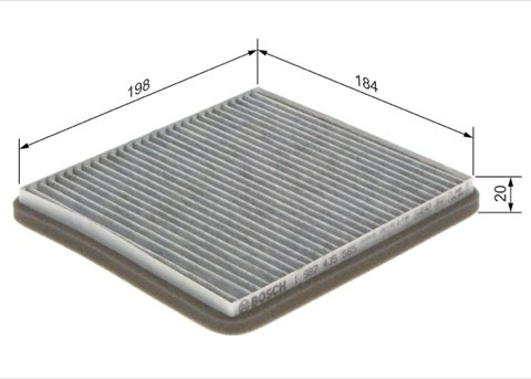 Bosch 1 987 435 565 Pollen Filter, photo 2