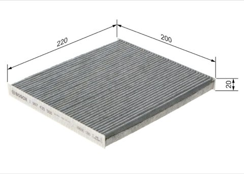 Bosch 1 987 435 566 Pollen Filter, photo 2