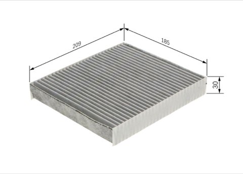 Bosch 1 987 435 570 Pollen Filter, photo 2