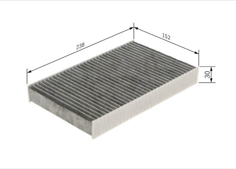 Bosch 1 987 435 574 Pollen Filter, photo 2