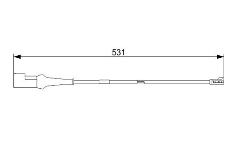 Bosch 1 987 473 574 Brake Pad Wear Sensor, photo 3