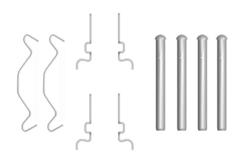 Bosch 1 987 474 313 Brake Pad Fitting Kit, photo 3