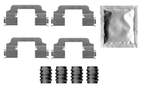 Bosch 1 987 474 816 Brake Pad Fitting Kit, photo 2