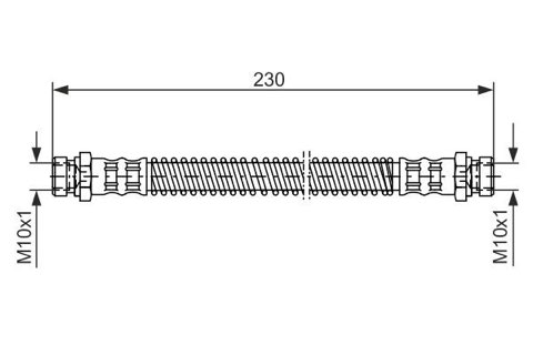 Bosch 1 987 476 019 Brake Hose, photo 2