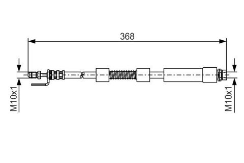 Bosch 1 987 476 059 Brake Hose, photo 2