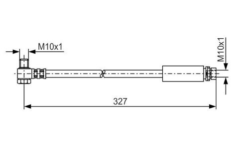 Bosch 1 987 476 095 Brake Hose