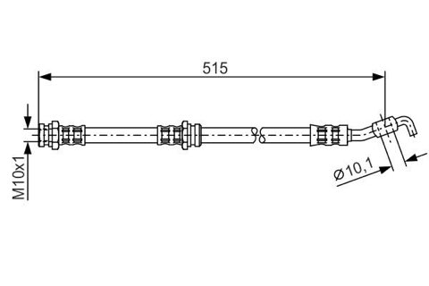 Bosch 1 987 476 114 Brake Hose