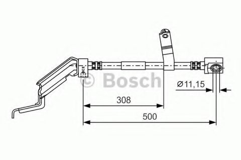 Bosch 1 987 476 866 Brake Hose