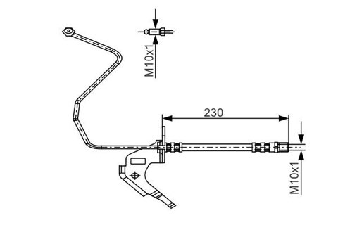 Bosch 1 987 481 162 Brake Hose