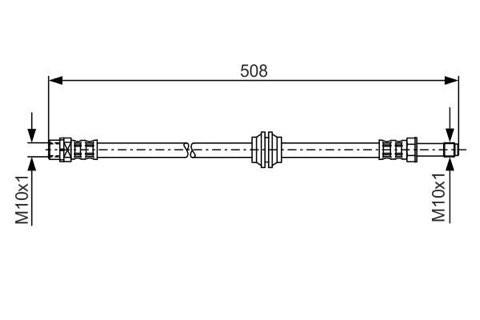 Bosch 1 987 481 331 Brake Hose, photo 3