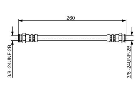 Bosch 1 987 481 346 Brake Hose, photo 3