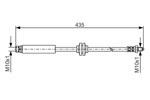 Bosch 1 987 481 373 Brake Hose, photo 3