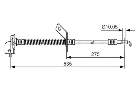 Bosch 1 987 481 414 Brake Hose, photo 3