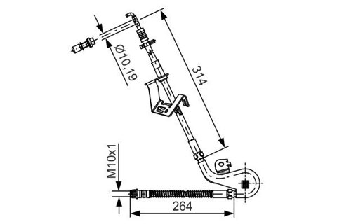 Bosch 1 987 481 427 Brake Hose
