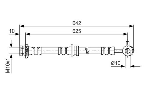 Bosch 1 987 481 573 Brake Hose, photo 3