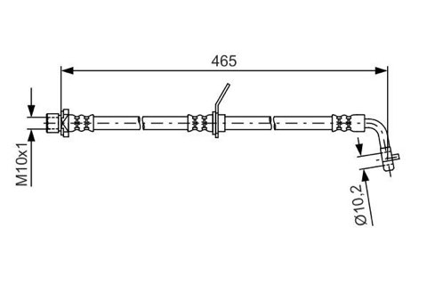 Bosch 1 987 481 612 Brake Hose