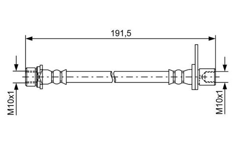Bosch 1 987 481 738 Brake Hose