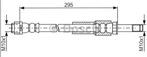 Bosch 1 987 481 746 Brake Hose, photo 2