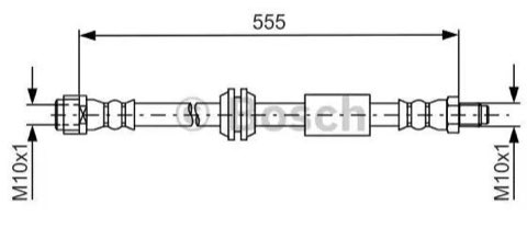 Bosch 1 987 481 751 Brake Hose, photo 2