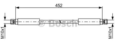 Bosch 1 987 481 754 Brake Hose, photo 2