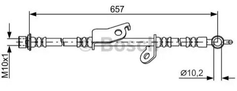 Bosch 1 987 481 788 Brake Hose, photo 2