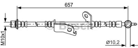 Bosch 1 987 481 789 Brake Hose, photo 2