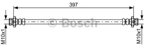 Bosch 1 987 481 825 Brake Hose, photo 2