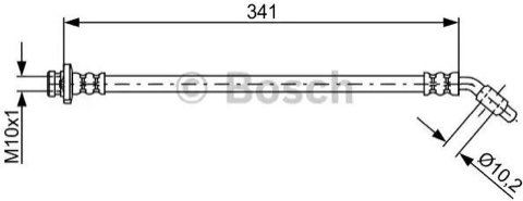 Bosch 1 987 481 826 Brake Hose, photo 2