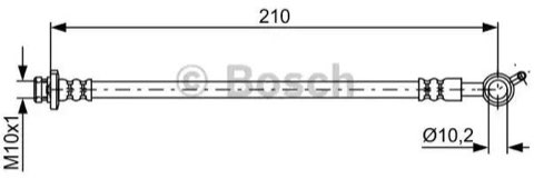 Bosch 1 987 481 830 Brake Hose, photo 2