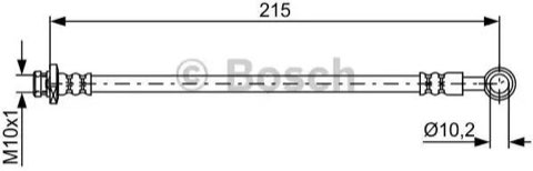 Bosch 1 987 481 833 Brake Hose, photo 2