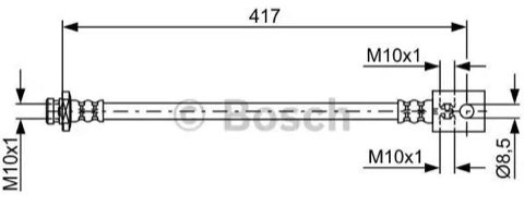 Bosch 1 987 481 834 Brake Hose, photo 2