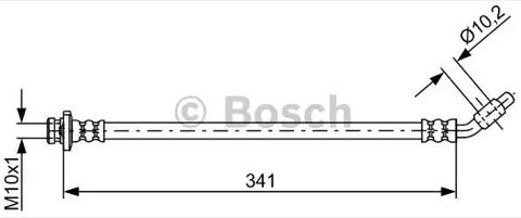 Bosch 1 987 481 840 Brake Hose, photo 2