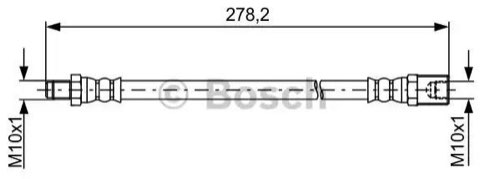 Bosch 1 987 481 846 Brake Hose, photo 2