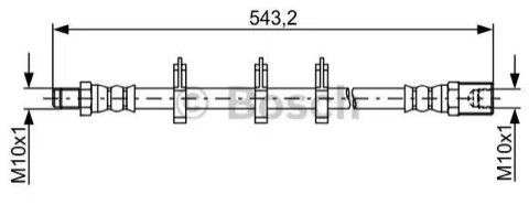 Bosch 1 987 481 848 Brake Hose, photo 2