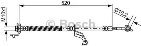 Bosch 1 987 481 862 Brake Hose, photo 2