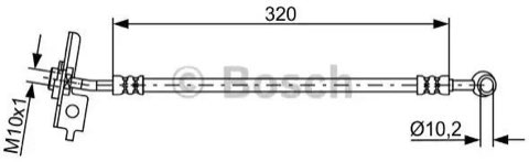 Bosch 1 987 481 864 Brake Hose, photo 2