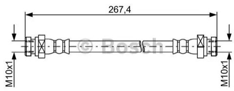 Bosch 1 987 481 873 Brake Hose, photo 2
