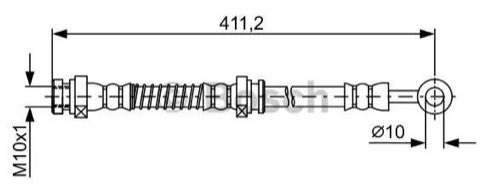 Bosch 1 987 481 874 Brake Hose, photo 2