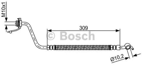 Bosch 1 987 481 877 Brake Hose, photo 2