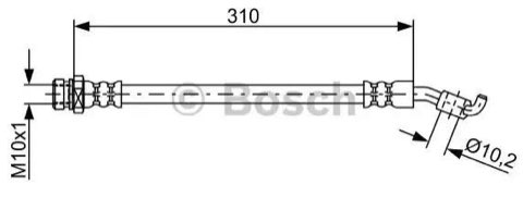 Bosch 1 987 481 883 Brake Hose, photo 2