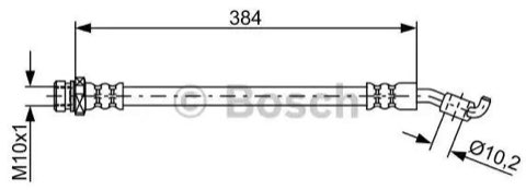 Bosch 1 987 481 884 Brake Hose, photo 2