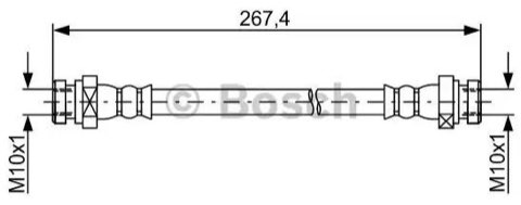 Bosch 1 987 481 886 Brake Hose, photo 2