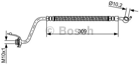 Bosch 1 987 481 889 Brake Hose, photo 2