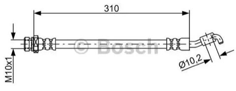 Bosch 1 987 481 891 Brake Hose, photo 2