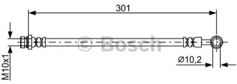 Bosch 1 987 481 896 Brake Hose, photo 2