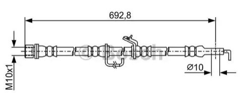 Bosch 1 987 481 922 Brake Hose, photo 2