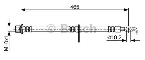 Bosch 1 987 481 923 Brake Hose, photo 2